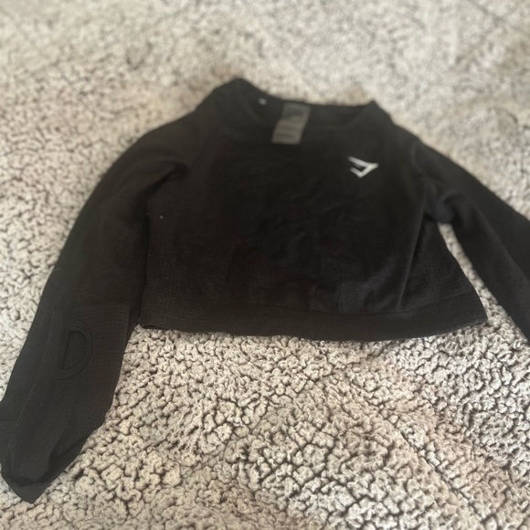 Gymshark Vital Seamless 2.0 crop with thumb holes size medium - Picture 1 of 5